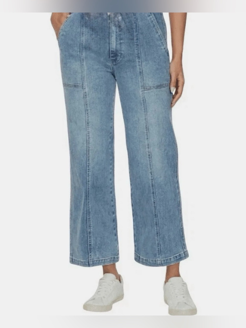 HUDSON Los Angeles Wide Leg Ankle High Rise Jean size 6 Womens